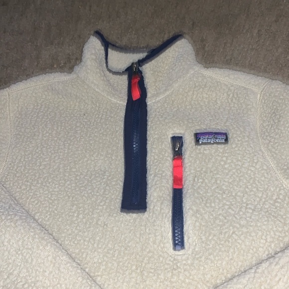 Boys Patagonia Retro Pile 1/4 Zip - Picture 2 of 5